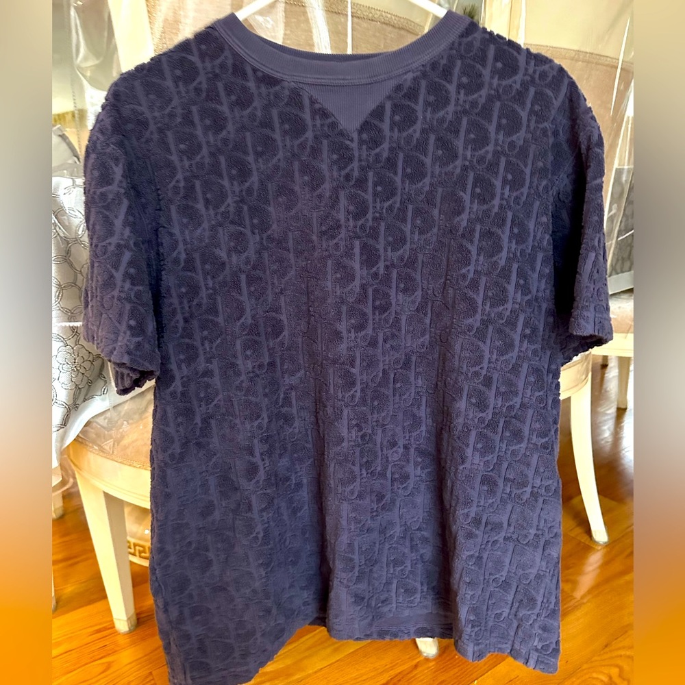 DIOR OBLIQUE RELAXED-FIT T-SHIRT size S
